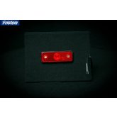 Светодиодный габаритный фонарь Fristom FT-004 C LED со светоотражающей поверхностью красный